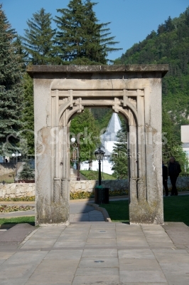 A nice stone gate