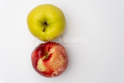 Apple and nectarine