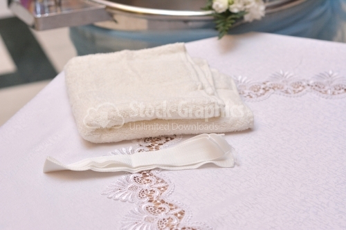 Baby towel for baby shower party
