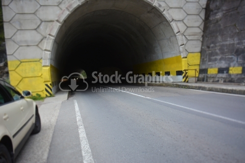 Big tunnel in the mountains
