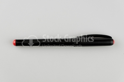 Black Ballpen - Stock Image
