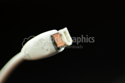 Cable for projector - Stock Image