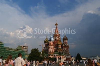 Cathedral in Moscow - Stock Image