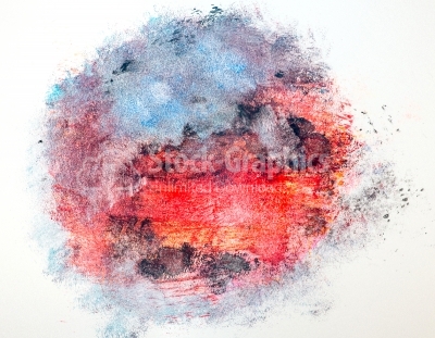Circle abstract watercolor texture