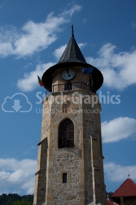 Clock tower of Saint John the Baptist Church, Biserica Sfantu Io