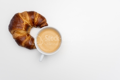 Coffe and croisant