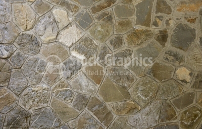 Colored stone surface