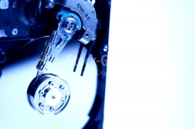 Computer hard disk - Stock Image
