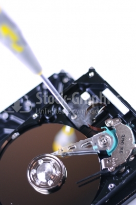 Computer hard disk - Stock Image