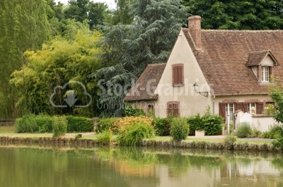 Countryside House - Stock Image