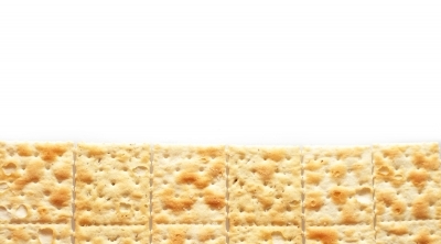 Crackers on white