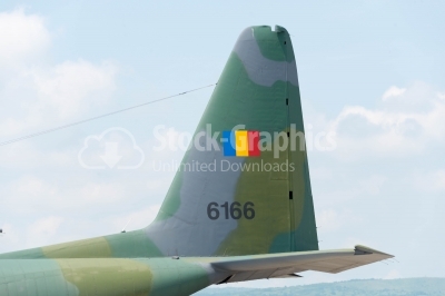 Detail Tail of C 130 Hercules