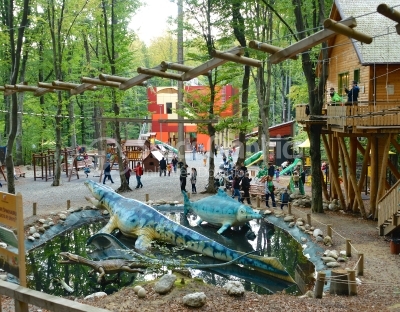 Dino park in Brasov, Romnia