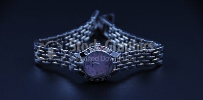 Elegant wristwatch - Stock Image