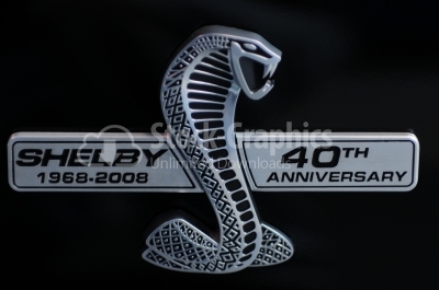 Emblem Shelby Mustang - is a high performance version of the For