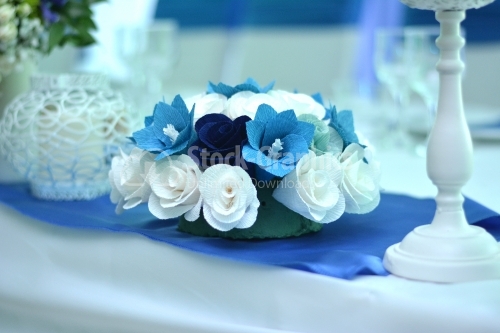 Flowers on a table