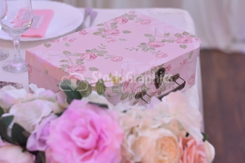 Gift box on a wedding