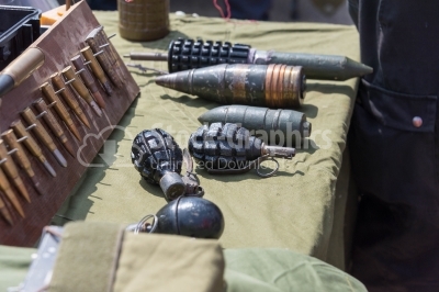 Grenades and ammunition
