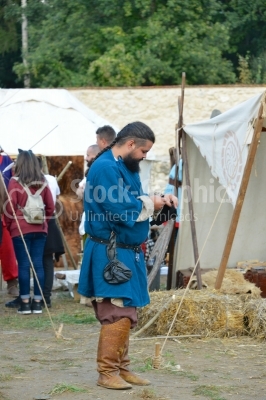 Historical peasant on a festival