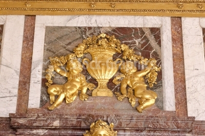 Interior of The palace of Versailles
