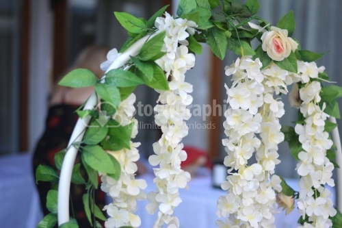 Jasmine flowers for a wedding decoration