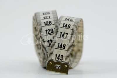 Measuring Tape Spiral - Stock Image