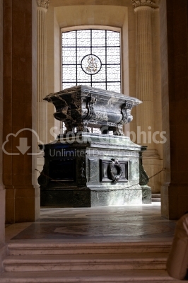 Napoleon's Tomb at Les Invalides in Paris, France