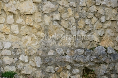 Old natural stone wall