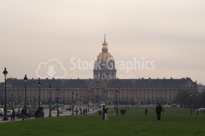 Paris Postcard - Stock Image