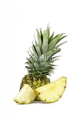 Pineapple Isolated on White