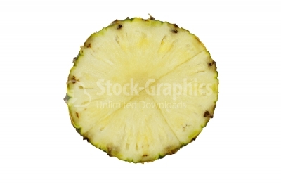 Pineapple Isolated on White