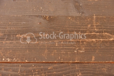 Plank of wood brown painted 
