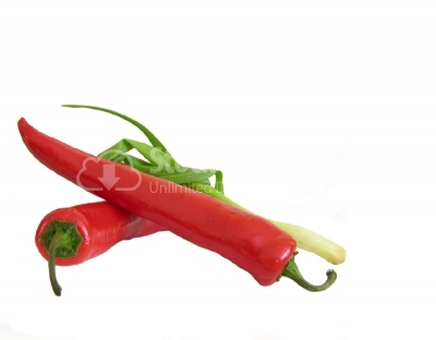 Red chili peppers - Stock Image