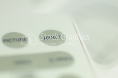 Remote control for projector - Stock Image