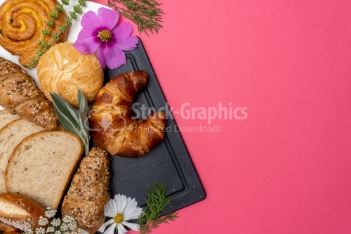 Set bread from various kinds