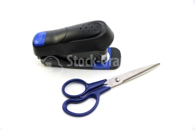 Stapler and scissors