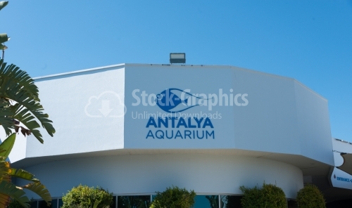 The logo of Antalya's Aquarium