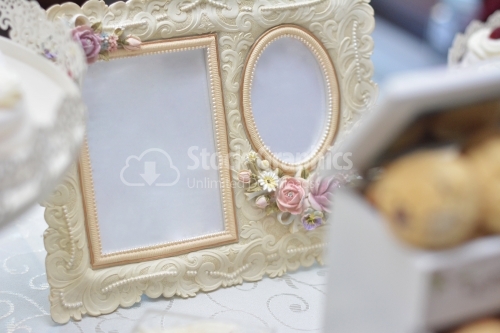 Two photo frames for wedding