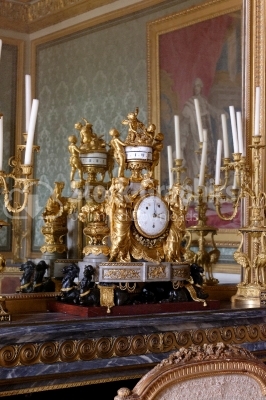 Versailles, France - Mechanical clock at Versailles Palace