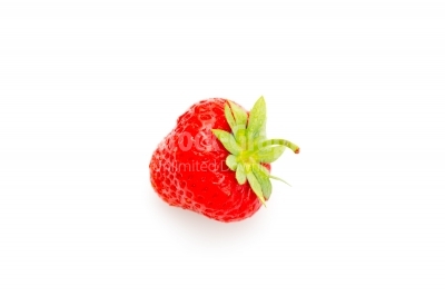 Vibrant coloured strawberry
