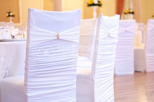 White chair for wedding