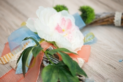 White flower decoration