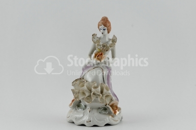 Woman statuette - Stock Image