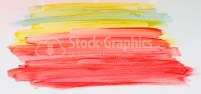 Yellow and red watercolor background