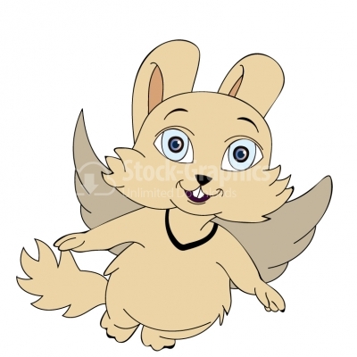 Angel Rabbit Cartoon 
