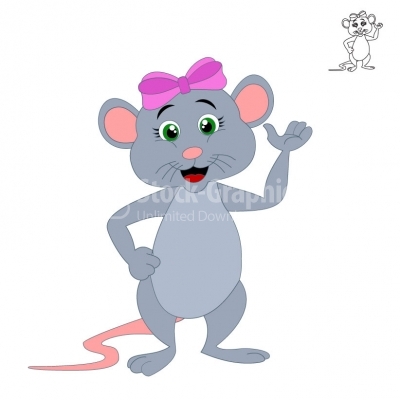girl mouse cartoon