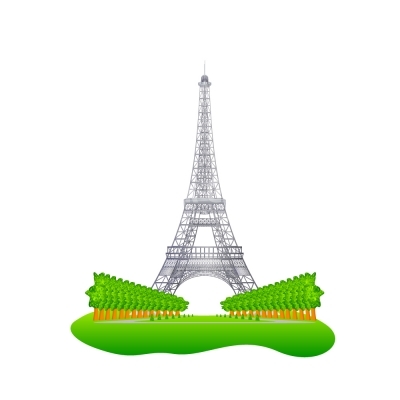 Eiffel Tower Vector Illustration