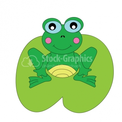 Frog Cartoon - Illustration