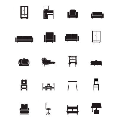 Furniture Icons - Illustration