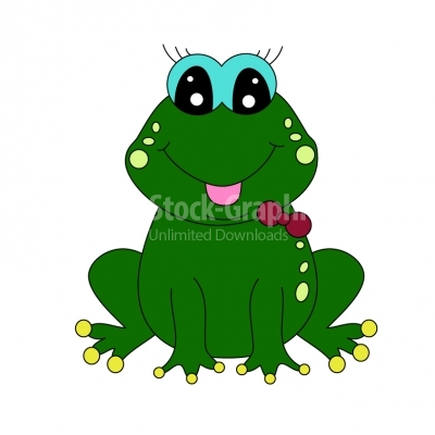 Girly Froggy - Illustration